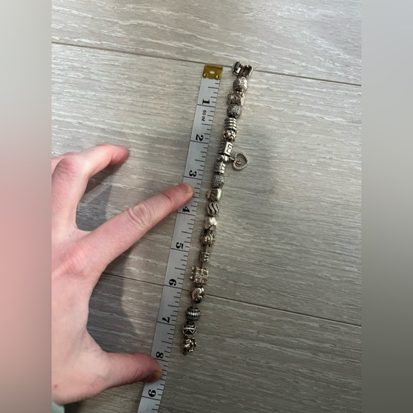 Authentic Completed Pandora Bracelet RARE RETIRED Charms. Gold Silver Two Tone - Picture 4 of 5